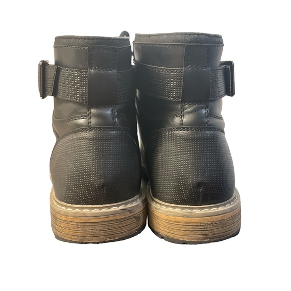 JF J.Ferrar Lagoon Mens Lace Up Black Boots - Picture 4 of 9